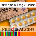 Tadarise 40 Mg Sunrise 41